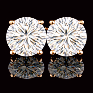 עגילי סולייטר 6.00 קראט יהלומי מעבדה - תעודת IGI bjdlp00283