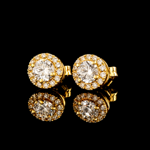 עגילי יהלומי מעבדה 2.35 קראט bjdlp00284