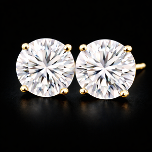 עגילי סולייטר 6.00 קראט יהלומי מעבדה - תעודת IGI bjdlp00283