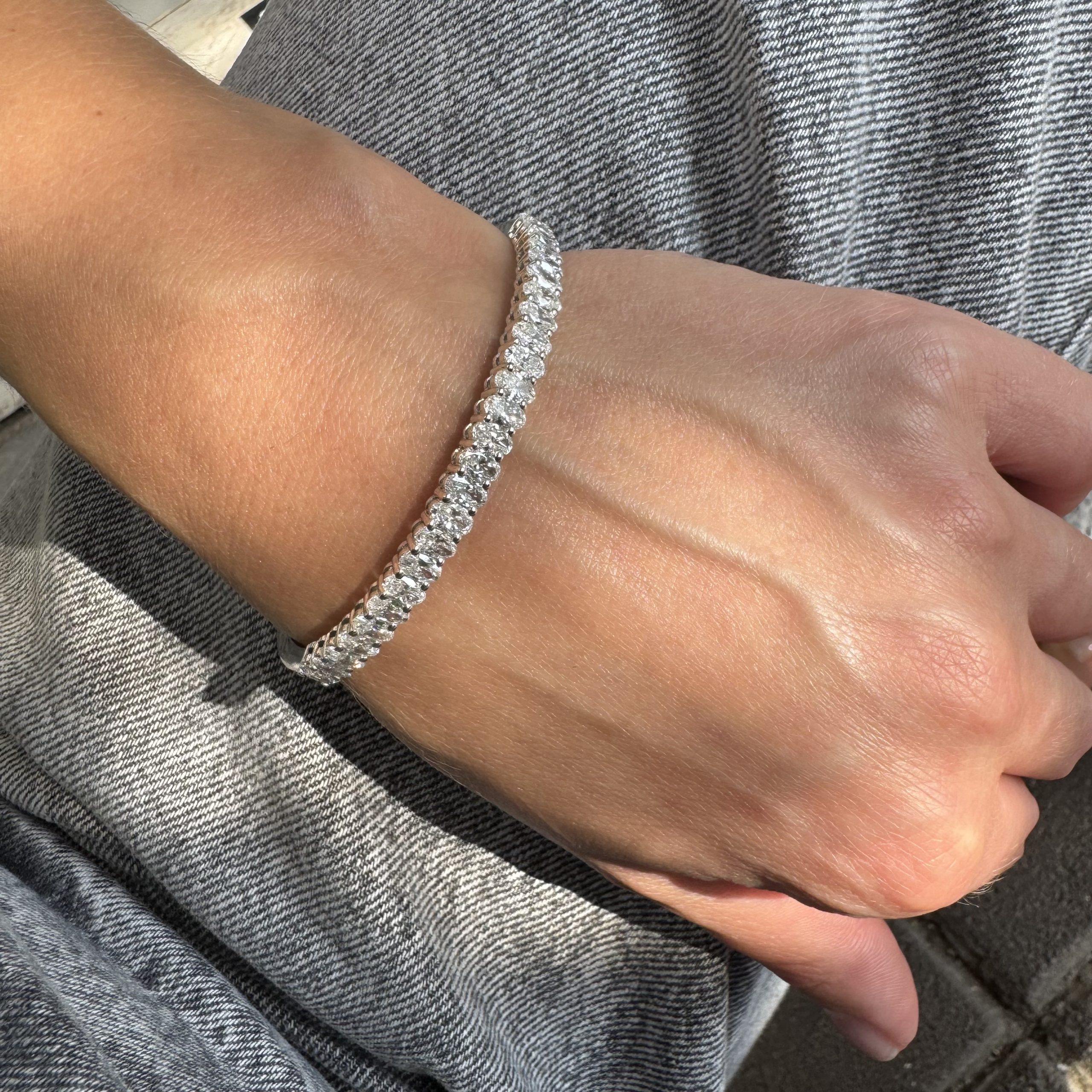 צמיד בנגל 5.00 קראט יהלומי מעבדה bjdlp00288