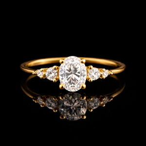 טבעת 0.85 נקודות יהלומי מעבדה - bjwdr000286