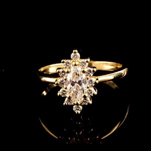 טבעת יהלומי מעבדה - bjwdr000314