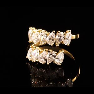 טבעת יהלומי מעבדה - bjwdr000318