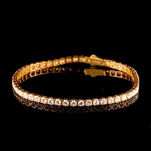 צמיד טניס 5.20 קראט יהלומי מעבדה bjdlp00311 - תעודת IGL