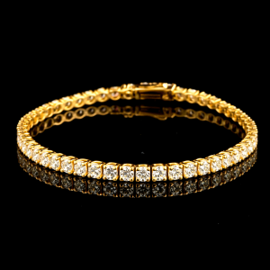 צמיד טניס 5.30 קראט יהלומי מעבדה bjdlp00310  - תעודת IGL