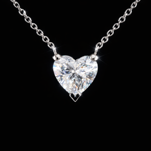 שרשרת לב יהלום מעבדה 1.50 קראט  bjdlp00332