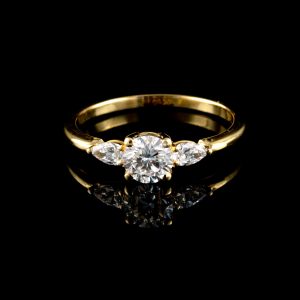 טבעת 0.50 נקודות יהלום מעבדה - bjwdr000367