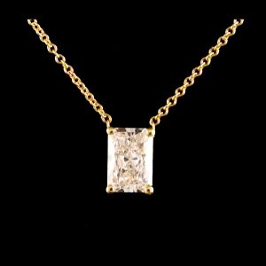 שרשרת יהלום מעבדה 1.00 קראט bjdlp00357 - תעודת IGI