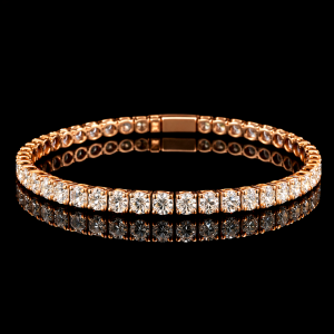 צמיד טניס 7.20 קראט יהלומי מעבדה bjdlp00352  - תעודת IGL