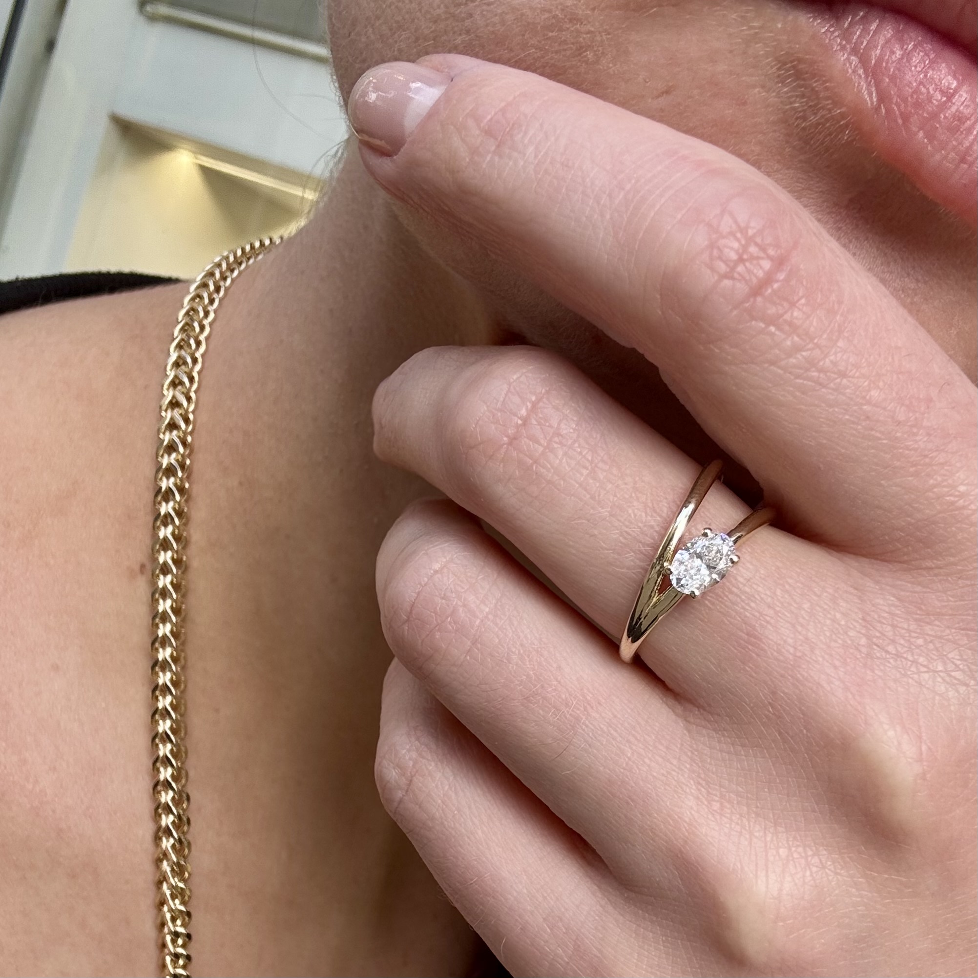 טבעת 0.50 נקודות יהלום מעבדה bjwdr000355 - תעודת IGL