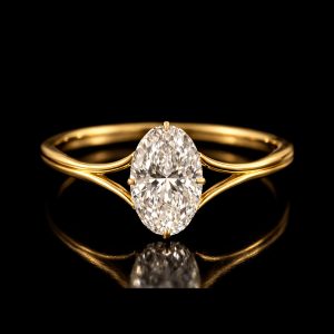 טבעת אירוסין יהלום מעבדה 1.50 קראט - bjdlp00378 - תעודת IGI