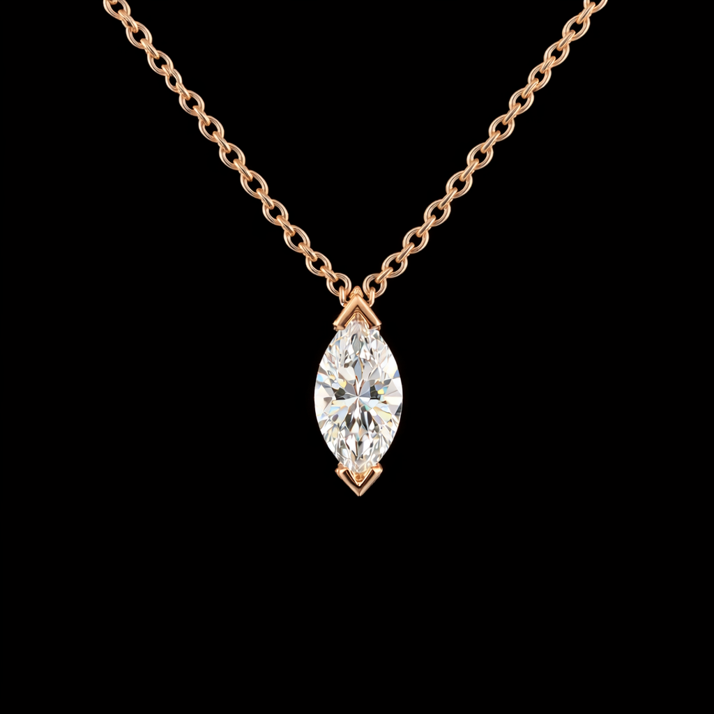 שרשרת יהלום 0.50 נקודות מעבדה - bjwdr000384