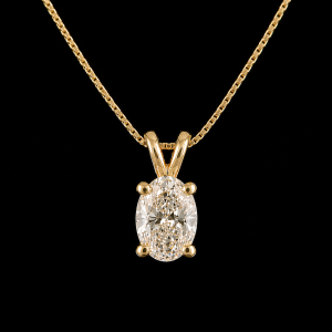 שרשרת יהלום מעבדה 1.0 קראט - bjwdr000401 - תעודת IGL