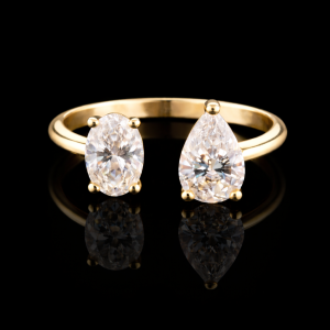 טבעת יהלומי מעבדה 2.00 קראט bjdlp00390 - תעודת IGL