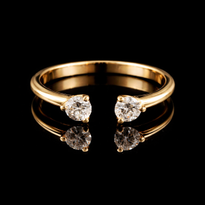 טבעת יהלומי מעבדה bjdlp00395