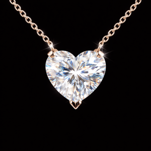 שרשרת לב יהלום מעבדה 3.00 קראט  bjdlp00394